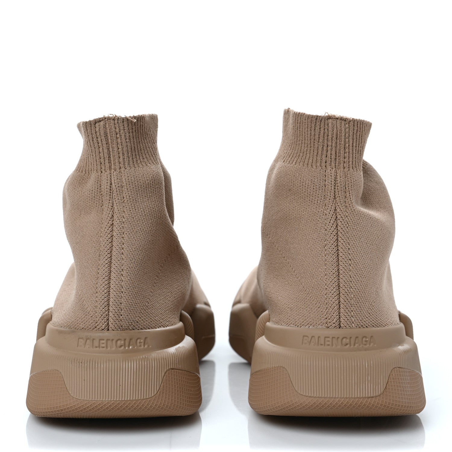 Balenciaga Technical 3D Recycled Knit Womens Speed 2.0 Sneakers 38 Monocolor Beige 5 of 10