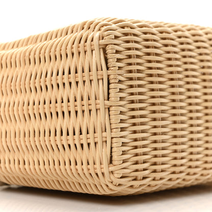 Loro Piana Wicker Calfskin East West L19 Extra Pocket Pouch Malt Whisper White 8 of 10