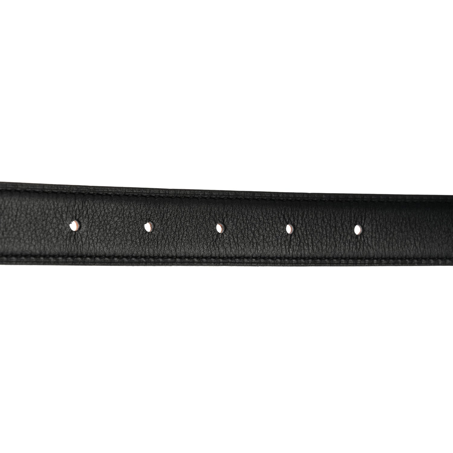 Hermes Epsom Swift 24mm Mini Constance Guilloche H Belt 95/38 Black Orange 7 of 10