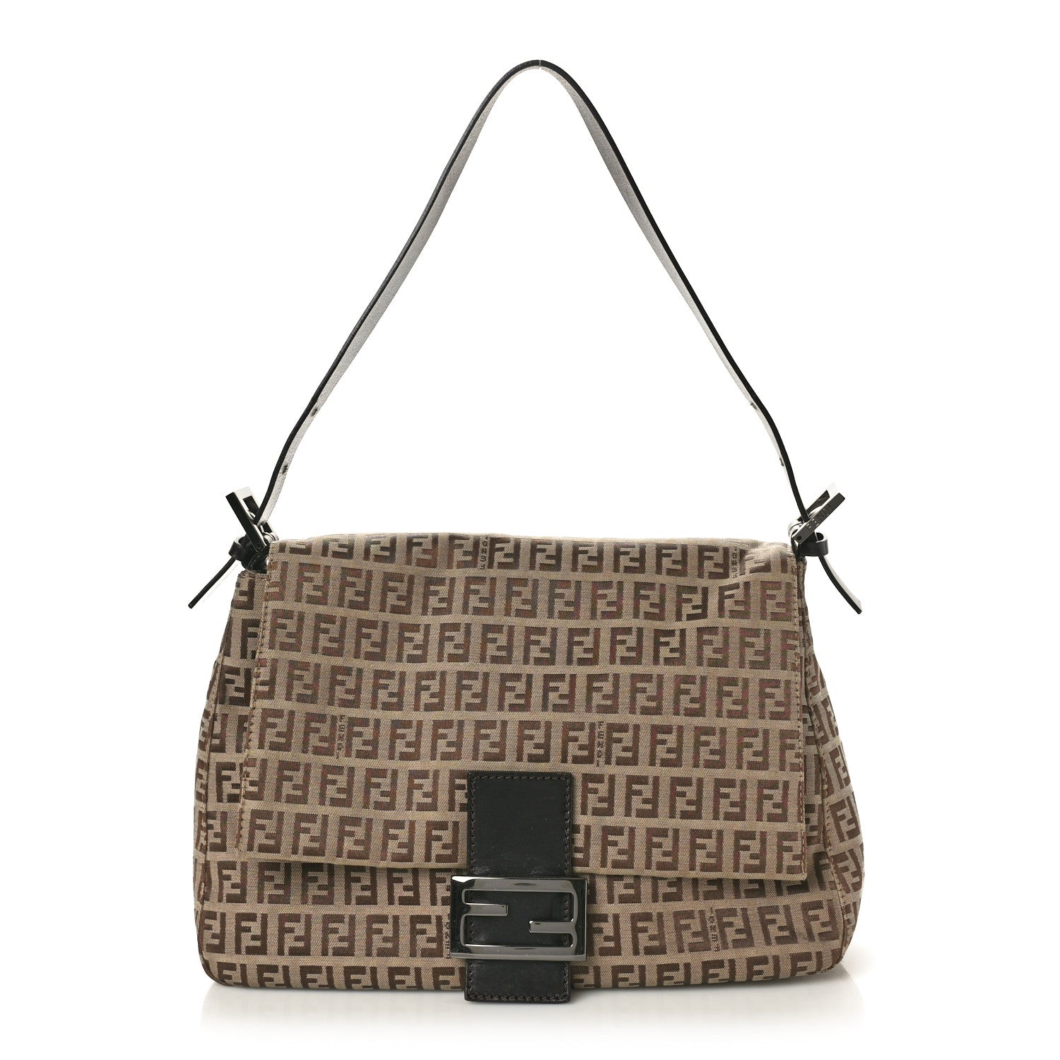 Fendi Zucchino Mama Baguette Brown 1 of 9