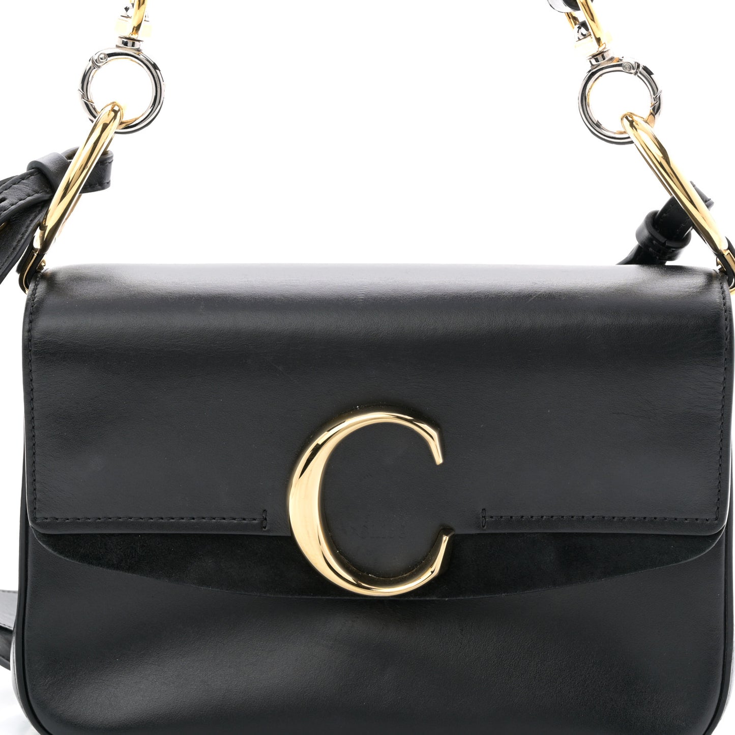 Calfskin Small C Double Carry Black