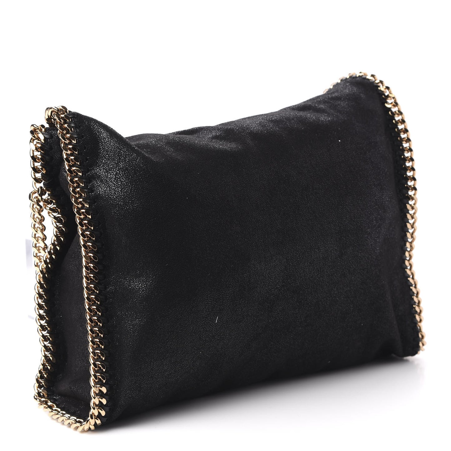 Shaggy Deer Falabella Fold Over Tote Black