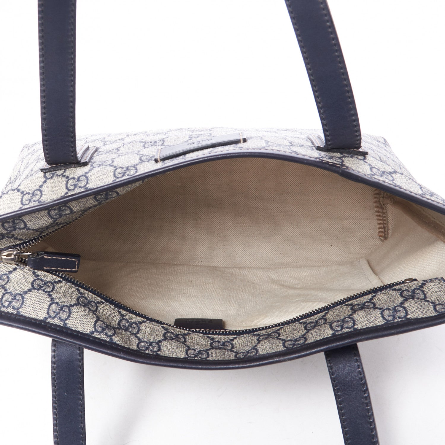Gucci GG Supreme Monogram Small Joy Tote Navy 8 of 8