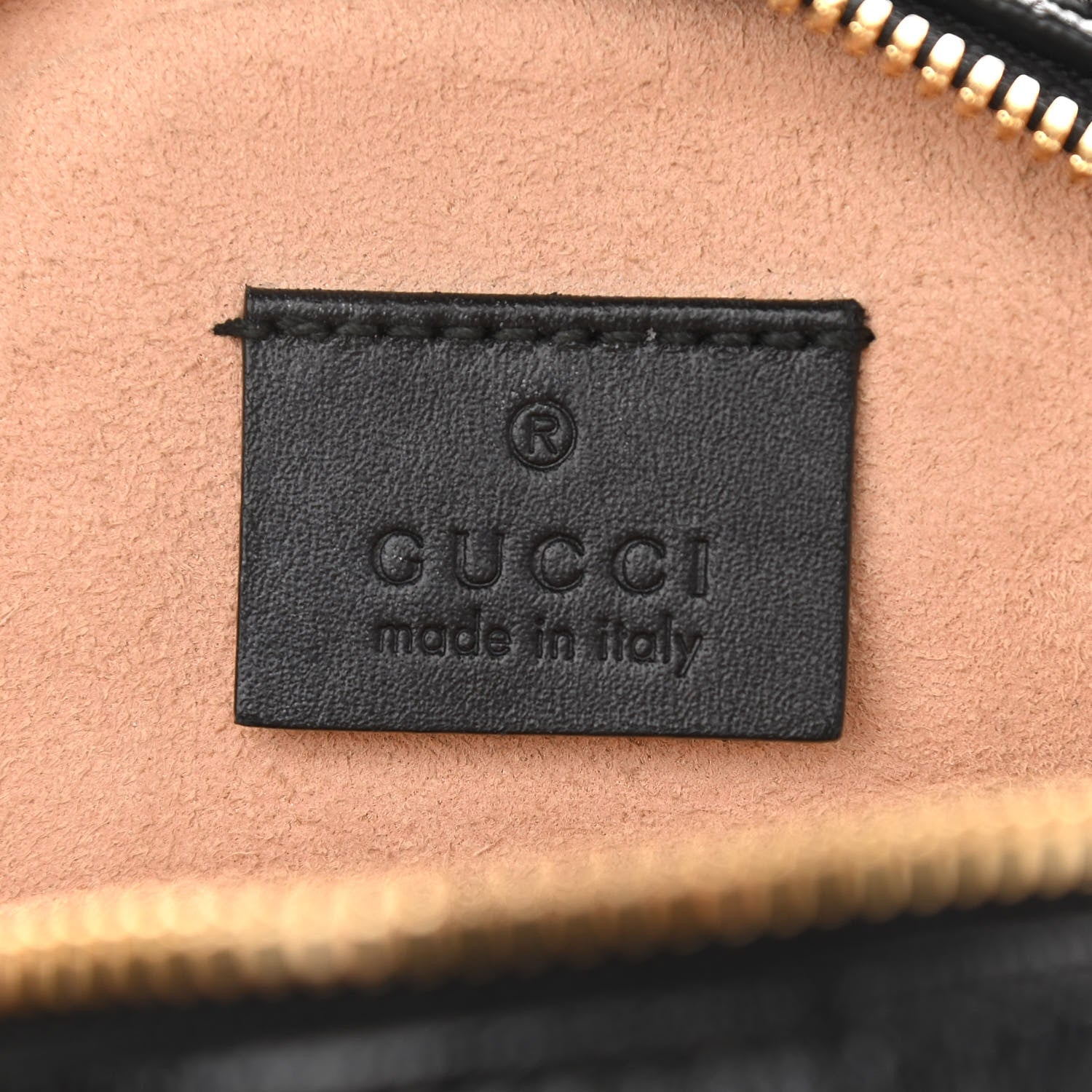 Gucci Suede Patent Web Mini Ophidia Round Shoulder Bag Hibiscus Red Black 6 of 12