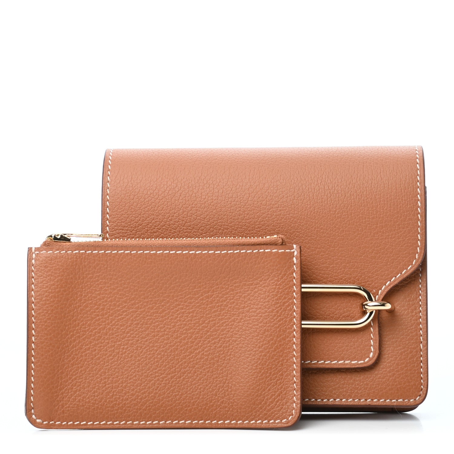 Hermes Evercolor Roulis Slim Wallet Gold 1 of 7
