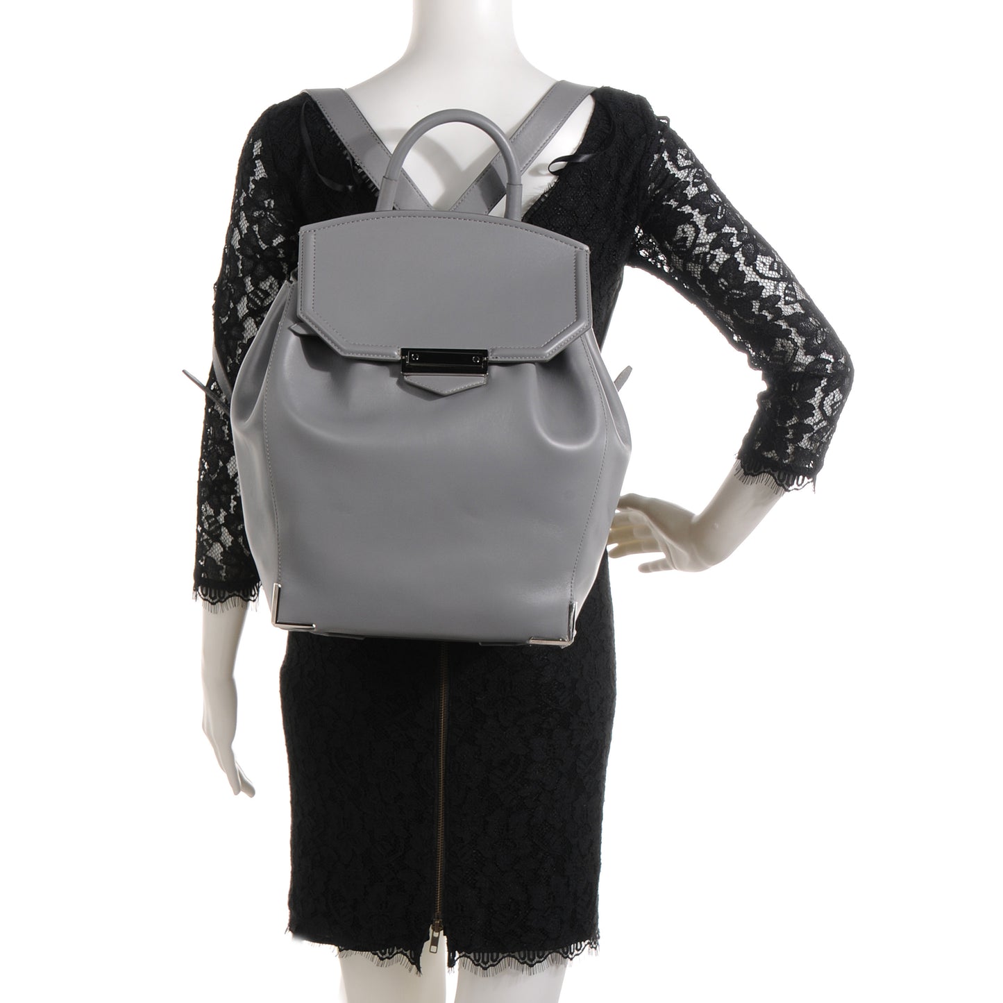 Leather Prisma Skeletal Backpack Sesame