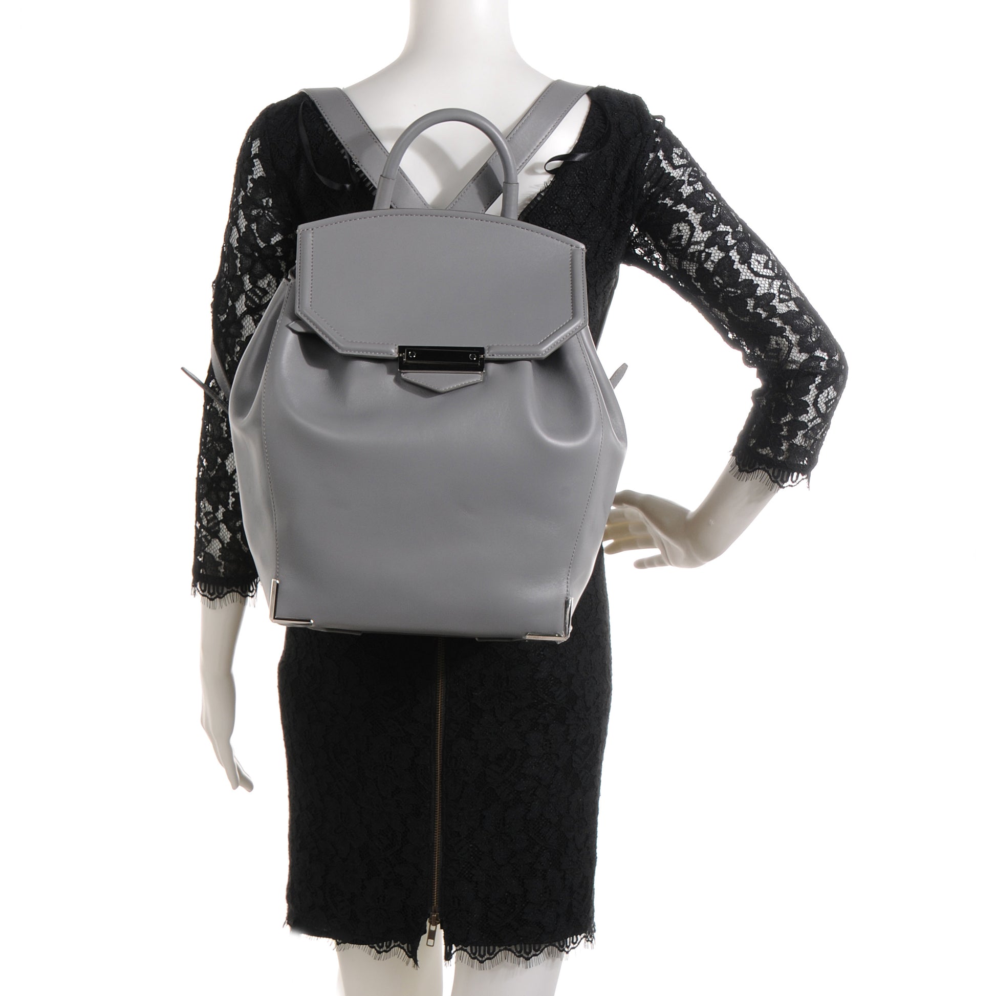 Alexander Wang Leather Prisma Skeletal Backpack Sesame 2 of 8