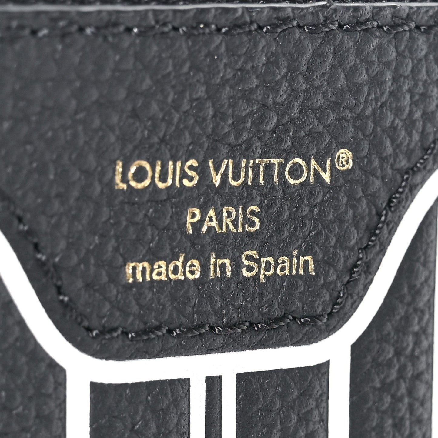 Calfskin Neverfull Inside Out MM Pochette Black