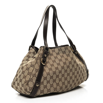 Gucci Monogram Medium Abbey Shoulder Bag Dark Brown 3 of 10