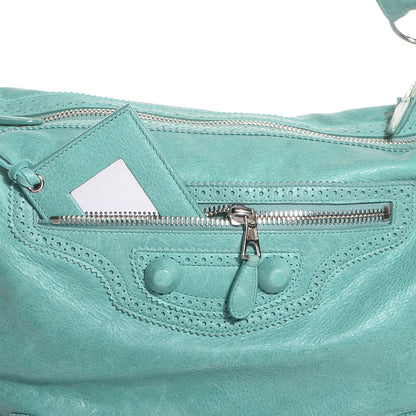Balenciaga Agneau Giant Brogues Hardware Day Hobo Papeete 2 of 10