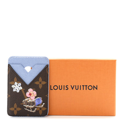 Louis Vuitton Monogram Magnet Vivienne Card Holder Blue Frost 8 of 8