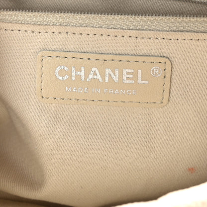 Chanel Caviar Quilted Medium Casual Journey Flap Light Beige 6 of 10