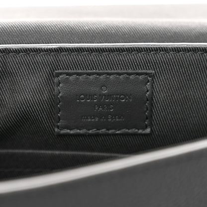 Louis Vuitton Calfskin Aerogram Takeoff Messenger PM Black 6 of 9