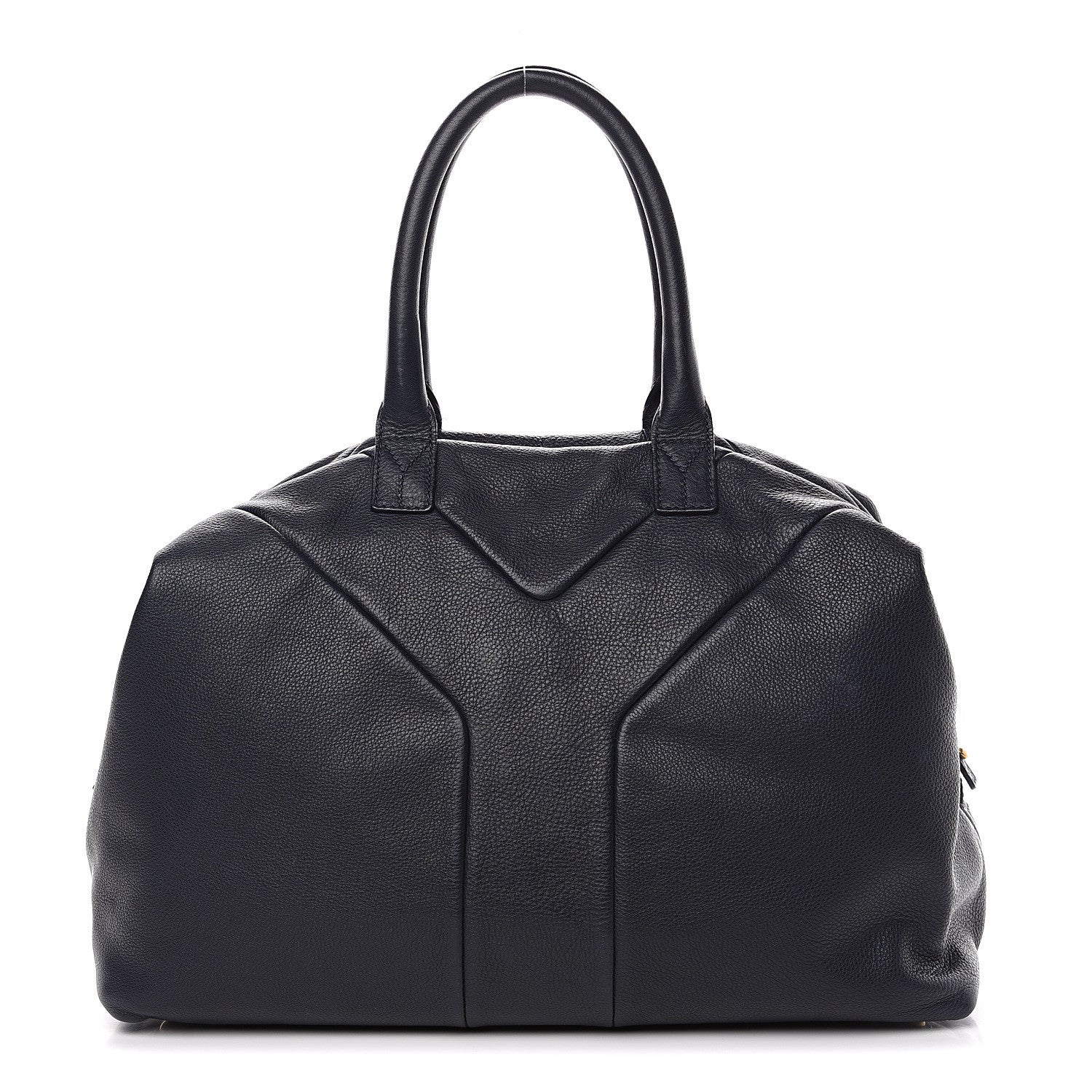 Saint Laurent Lambskin Medium Easy Sac Navy 1 of 11