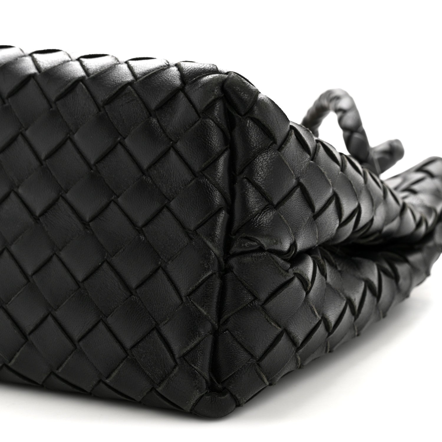 Bottega Veneta Nappa Intrecciato Medium Andiamo Shoulder Bag Black 9 of 14