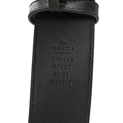 Gucci Calfskin Double G 40mm Belt 80 32 Black 3 of 7