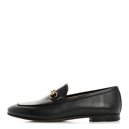 Gucci Calfskin Womens Jordaan Loafers 39 Black 1 of 10