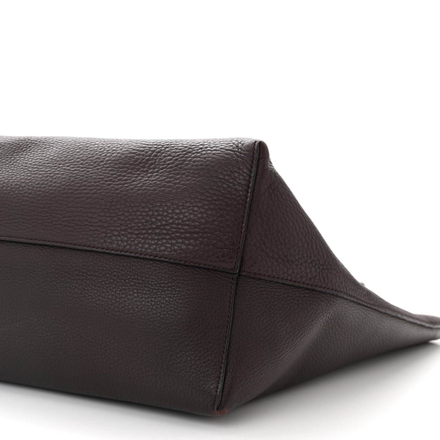 Grained Calfskin Park Tote Three Eggplant