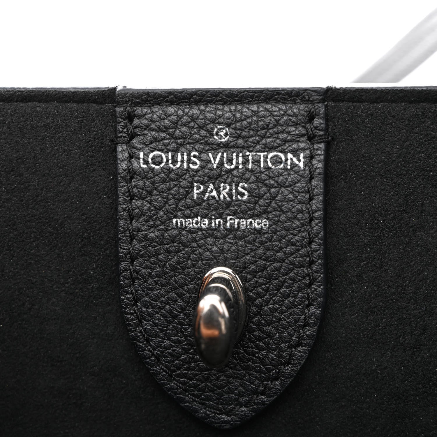 Louis Vuitton Calfskin Lockme Cabas Black 6 of 13