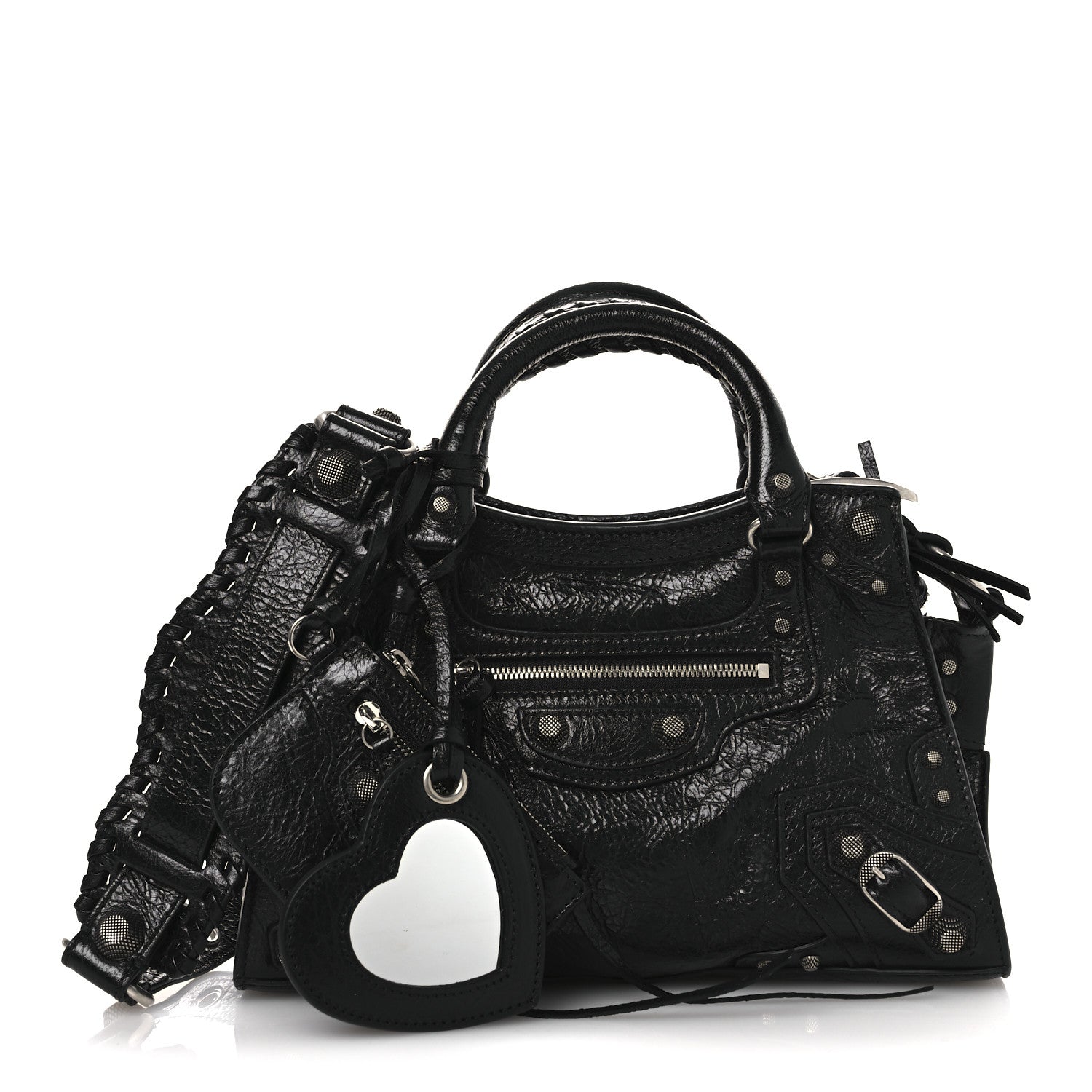 Balenciaga Agneau Arena Neo Cagole Handbag XS Black 3 of 11