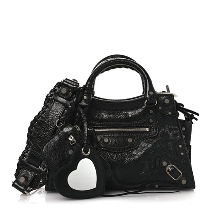 Balenciaga Agneau Arena Neo Cagole Handbag XS Black 3 of 11