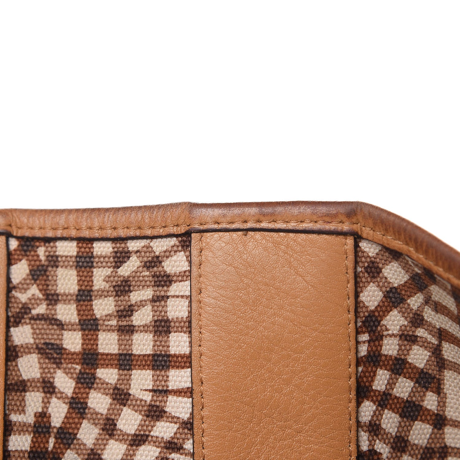MCM Visetos Large Liz Reversible Shopper Tote Cognac 13 of 23
