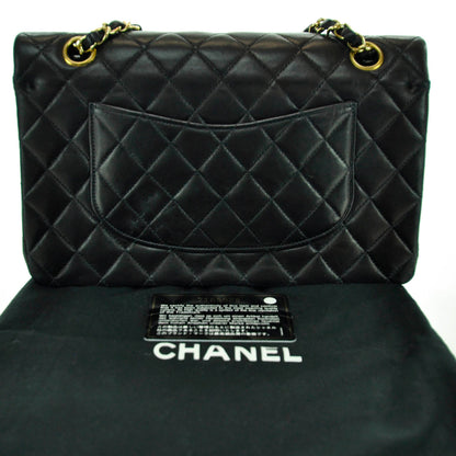 Chanel Lambskin Quilted Small Double Flap Black 3 of 11