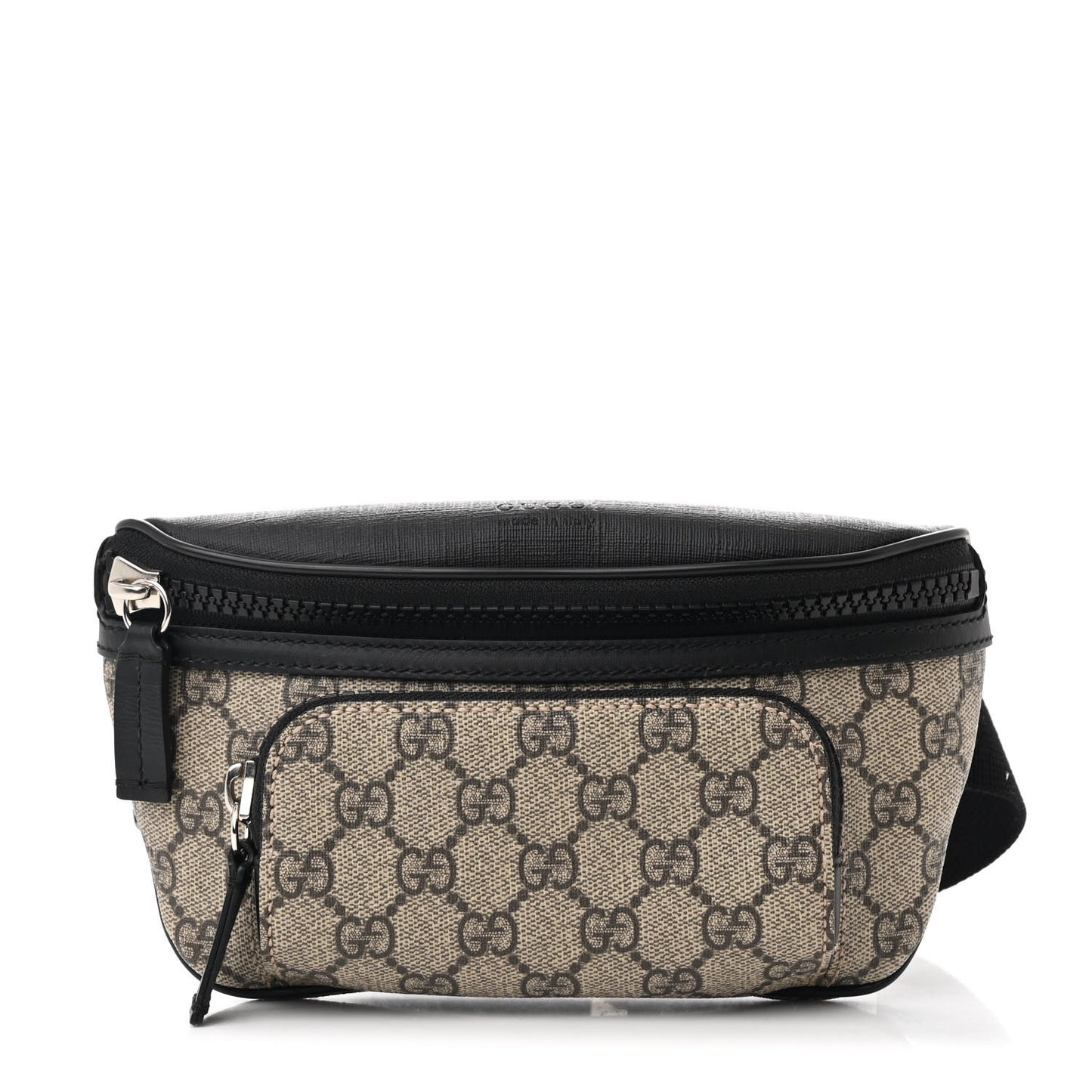 GG Supreme Monogram Belt Bag Black