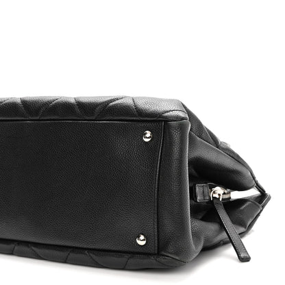 Chanel Soft Caviar Quilted CC Timeless Tote Black 10 of 10