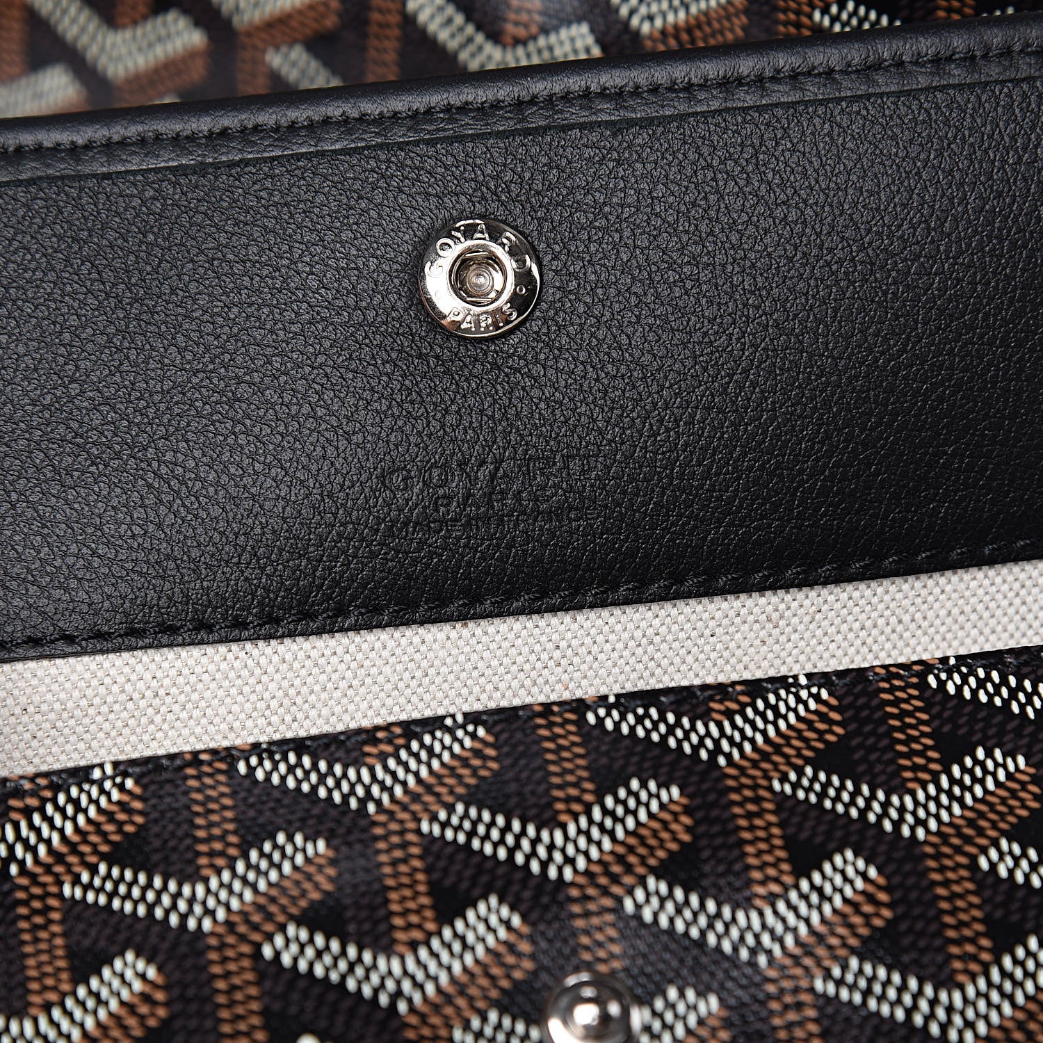 Goyard Goyardine Saint Louis PM Black 7 of 10