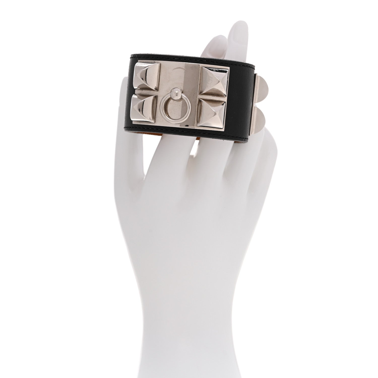 Hermes Box Collier De Chien CDC Bracelet S Black 2 of 7