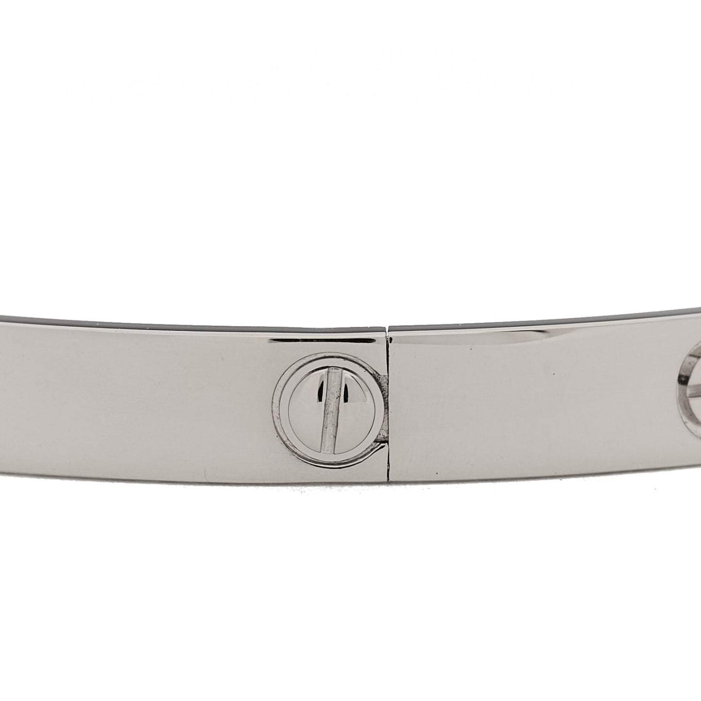 18K White Gold LOVE Bracelet 19