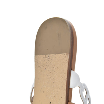 Hermes Nappa Thalassa Sandals 37.5 Multicolore Camel 15 of 21