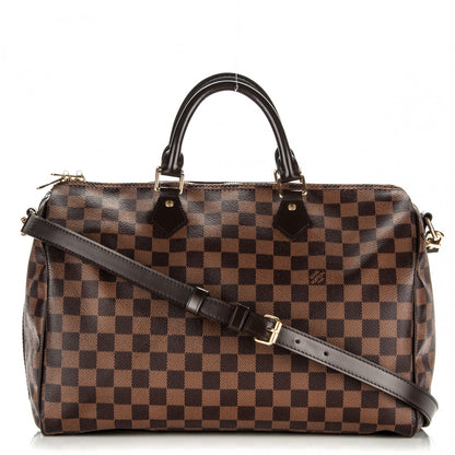 Louis Vuitton Damier Ebene Speedy Bandouliere 35 1 of 7