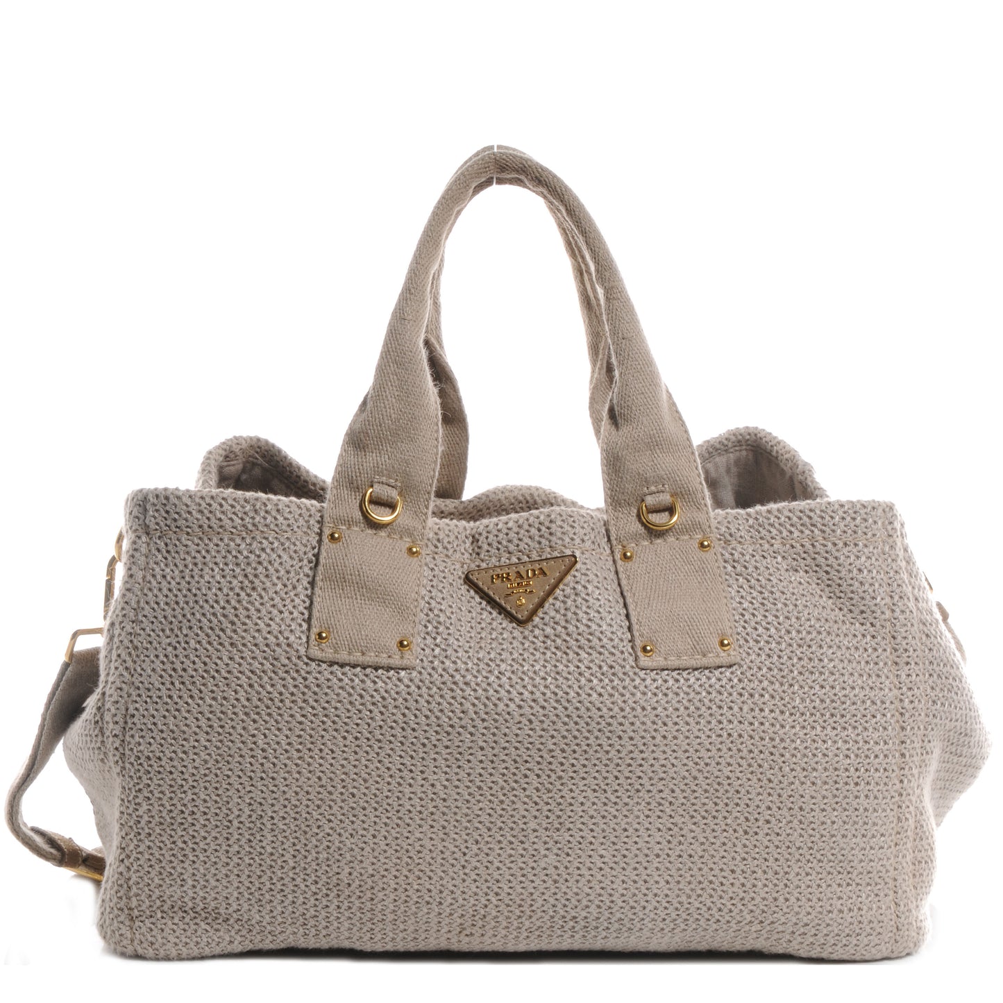 Canapa Stuoia Convertible Tote Bag Beige