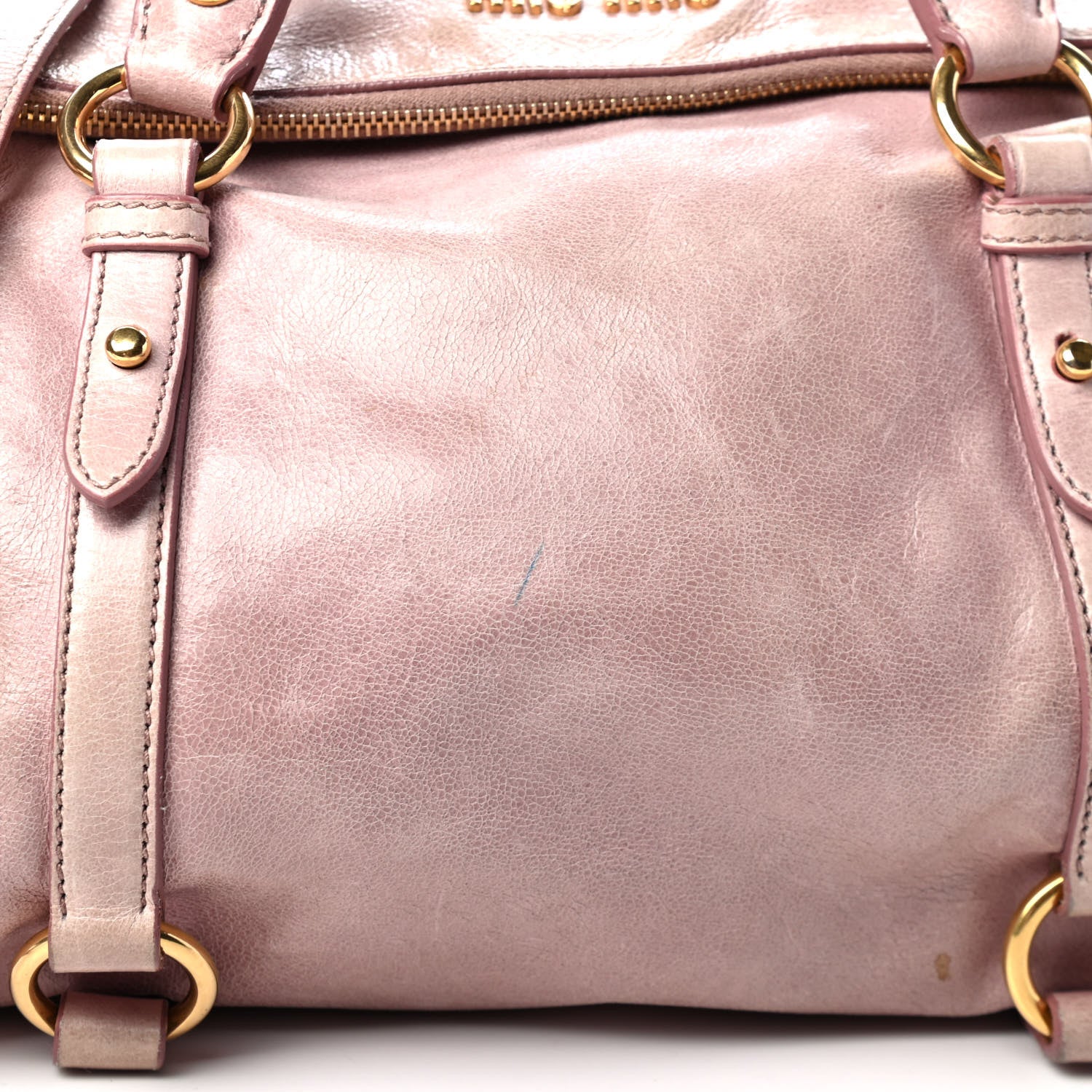 Miu Miu Vitello Lux Large Bow Bag Mughetto 5 of 5