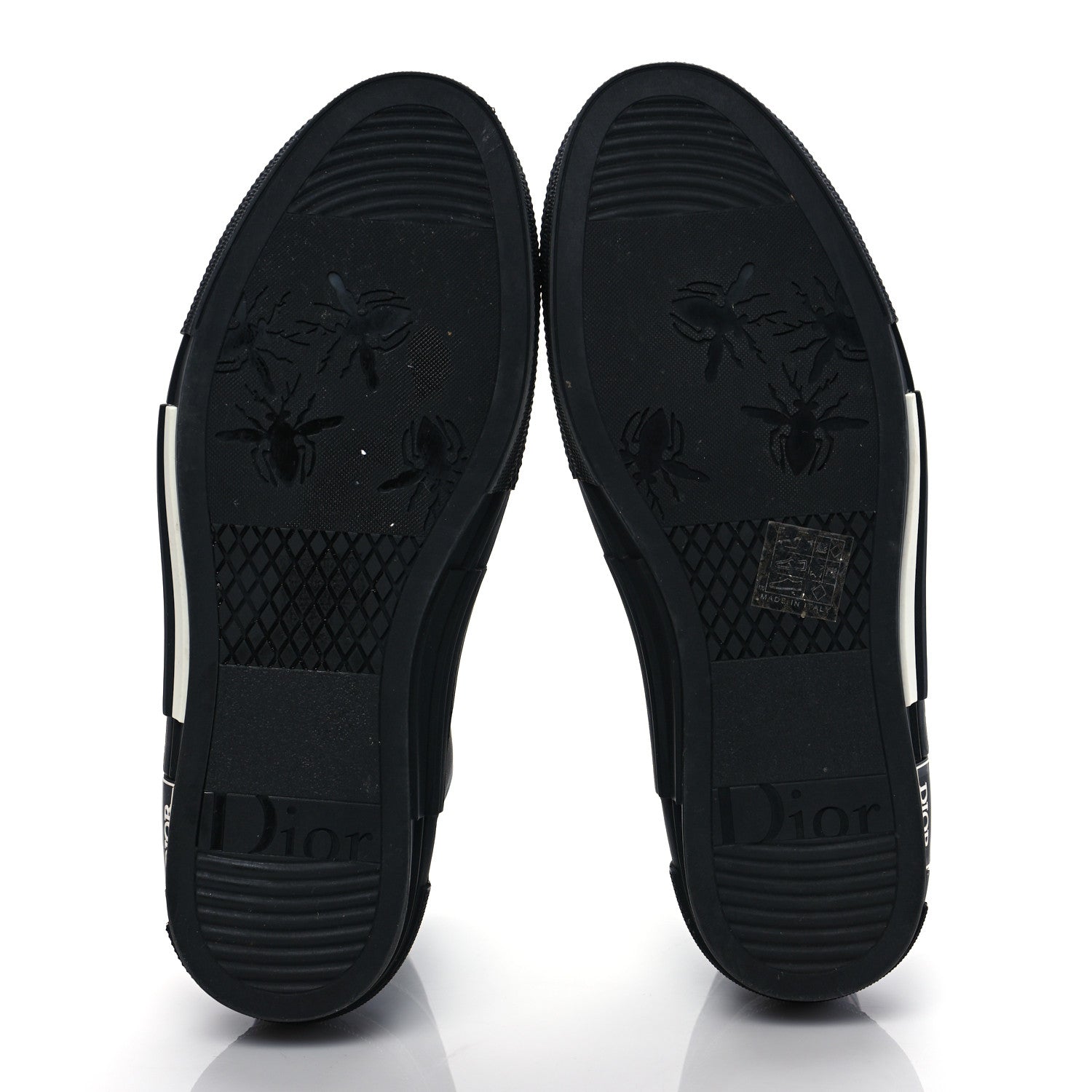 Christian Dior X RAYMOND PETTIBON Technical Canvas Lip Flower Mens B23 High Top Sneakers 42 Black 5 of 8