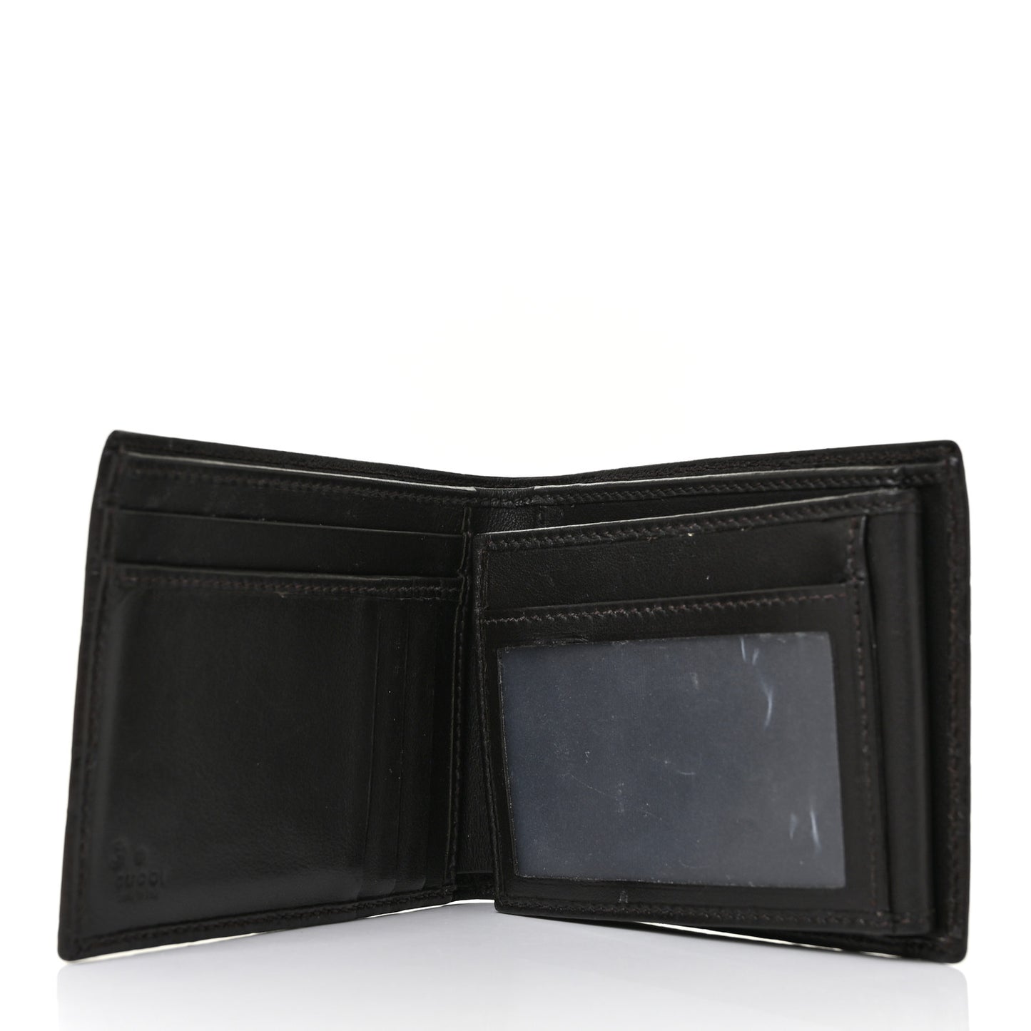 Guccissima Bi-Fold ID Wallet Black