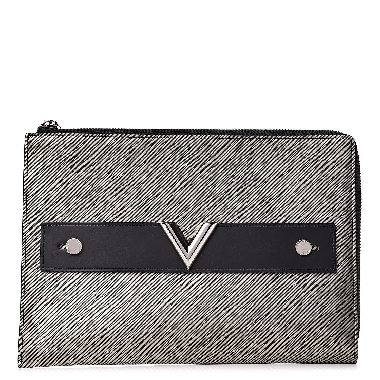 Louis Vuitton Epi Essential V Pochette Platine 1 of 10