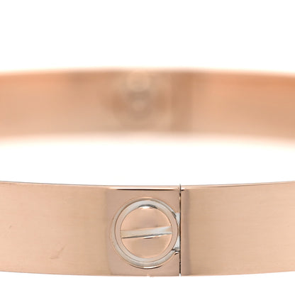Cartier 18K Pink Gold LOVE Bracelet 17 4 of 7