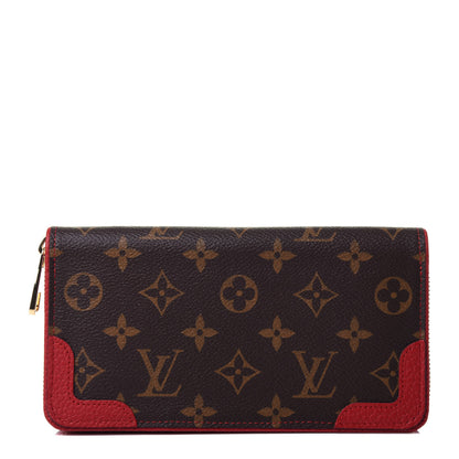 Louis Vuitton Monogram Retiro Zippy Wallet Cherry 1 of 11