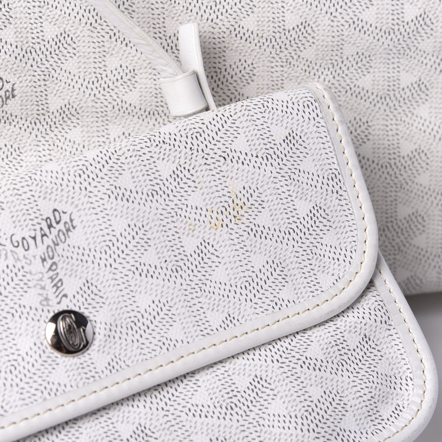 Goyard Goyardine Saint Louis PM White 8 of 11