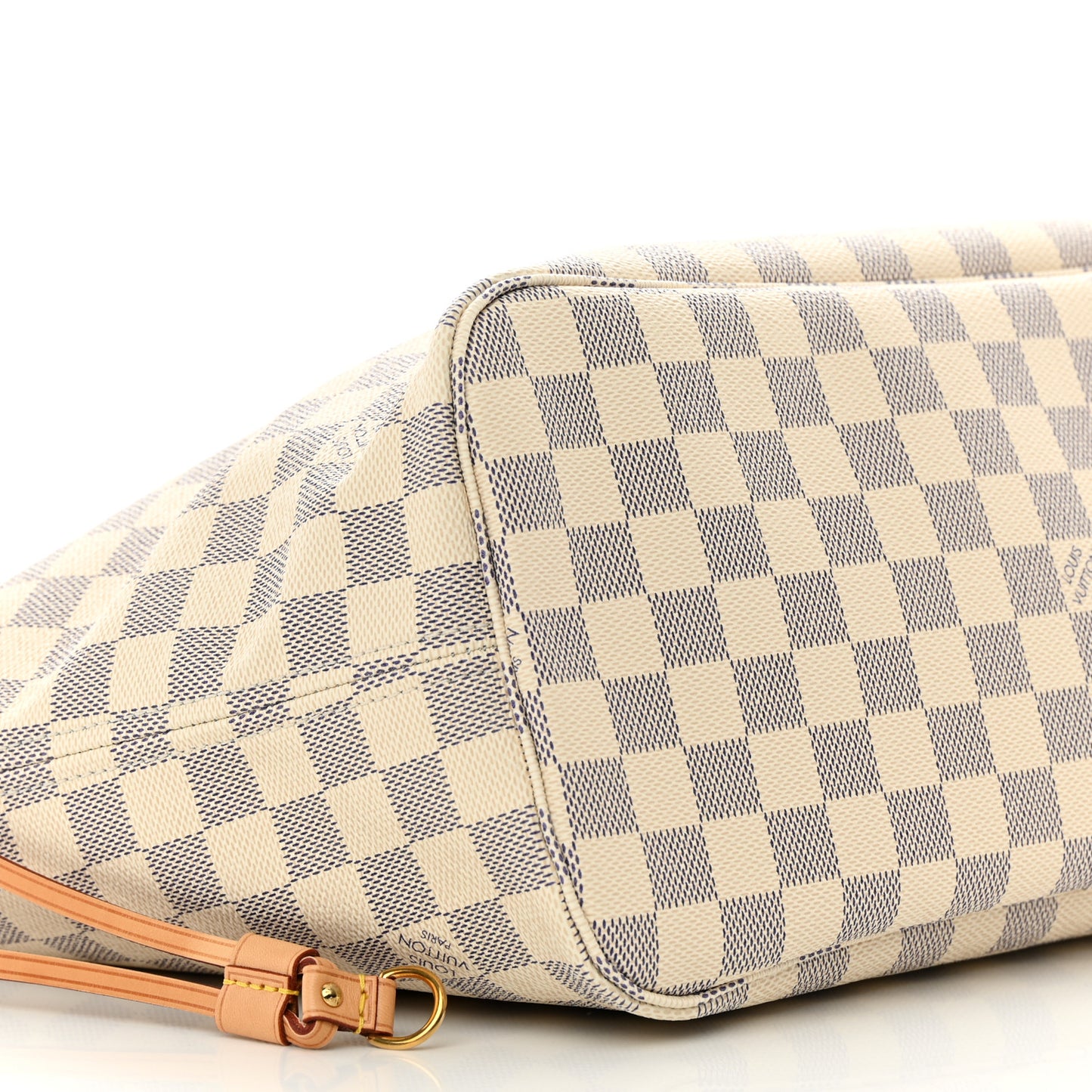 Damier Azur Neo Neverfull MM Rose Ballerine