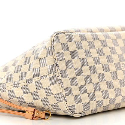 Louis Vuitton Damier Azur Neo Neverfull MM Rose Ballerine 11 of 13