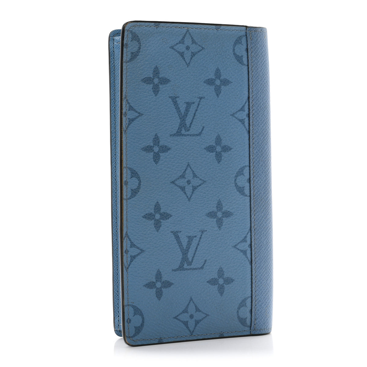 Louis Vuitton Taigarama Brazza Wallet NM Denim 3 of 7