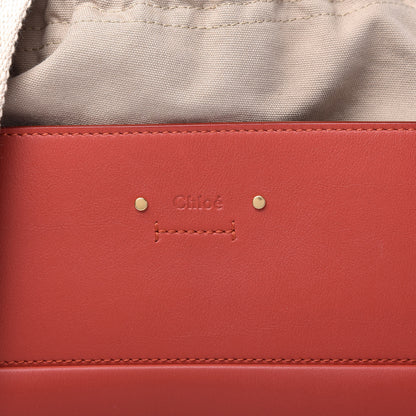 Chloe Smooth Calfskin Medium Roy Bucket Bag Earthy Red 10 of 12