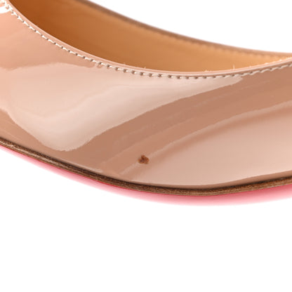 Christian Louboutin Patent Pigalle Follies 55 Pumps 40 Nude 8 of 8