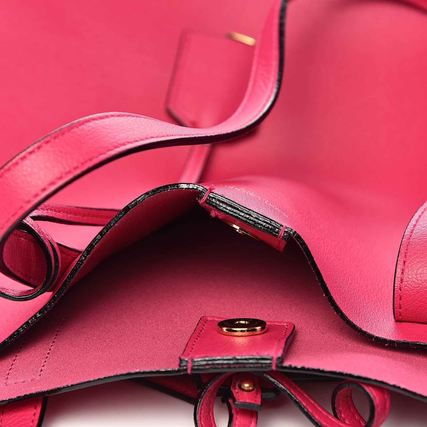 Saint Laurent Calfskin Large Shopping Tote Fuchsia 9 of 18