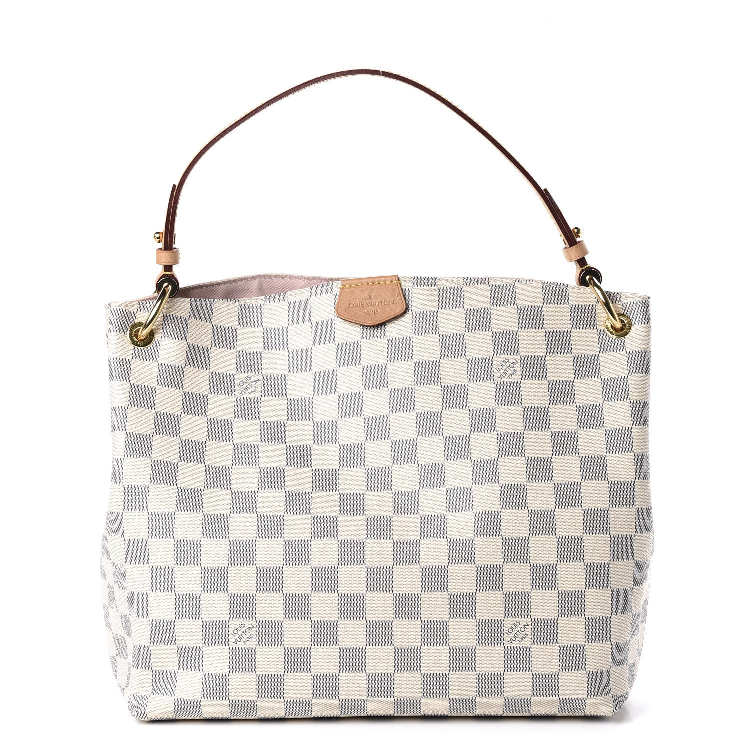 Louis Vuitton Damier Azur Graceful PM Rose Ballerine 1 of 12
