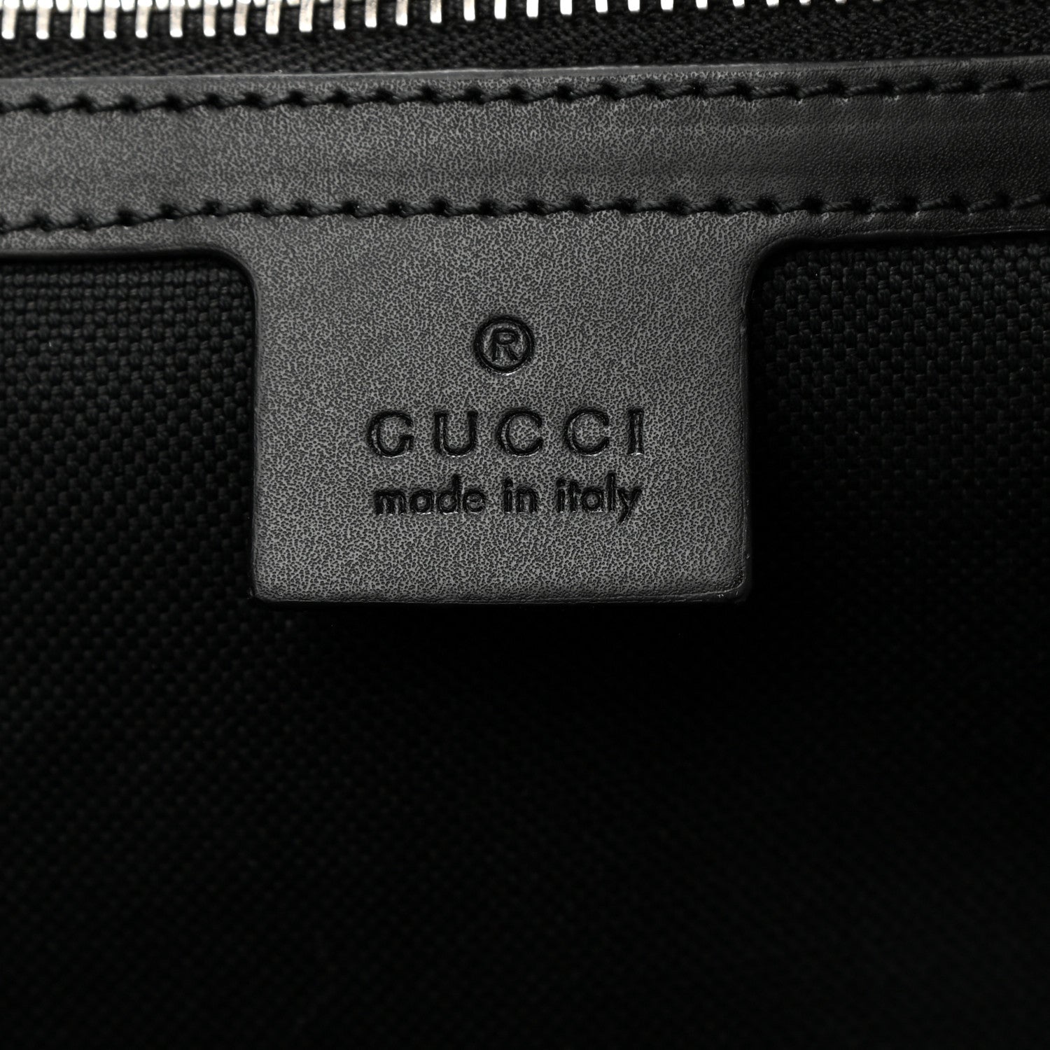 Gucci Soft GG Supreme Monogram Appia Calfskin Web Large Carry On Duffle Bag Black Grey 6 of 11